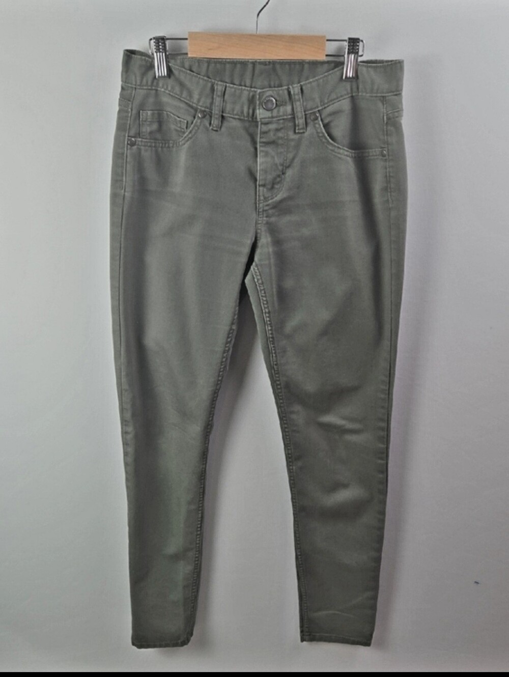 Patagonia Pants Womens Sz 4 Olive Green Slim Fit‎ Ladies Outdoors Casual